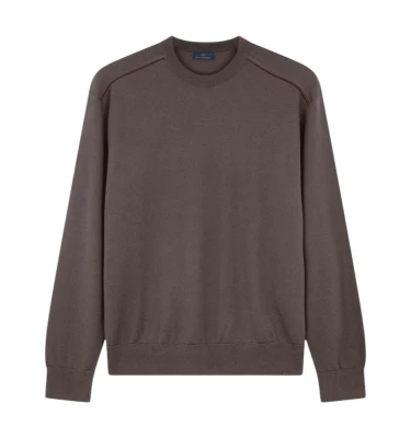 Men's Knitted Wool Roundneck Sweater 3