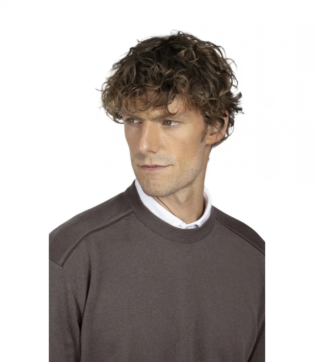 Men's Knitted Wool Roundneck Sweater 2