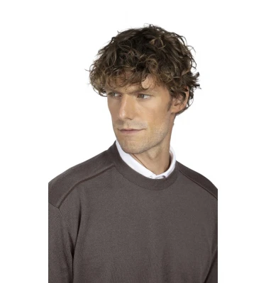 Men's Knitted Wool Roundneck Sweater 2