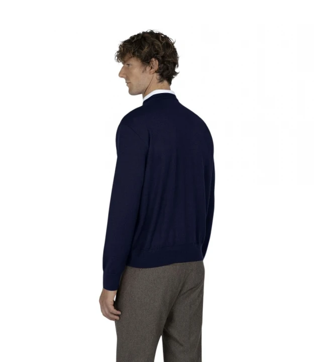 Men's Knitted Wool Roundneck Sweater 1