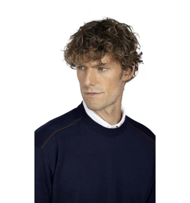 Men's Knitted Wool Roundneck Sweater 2