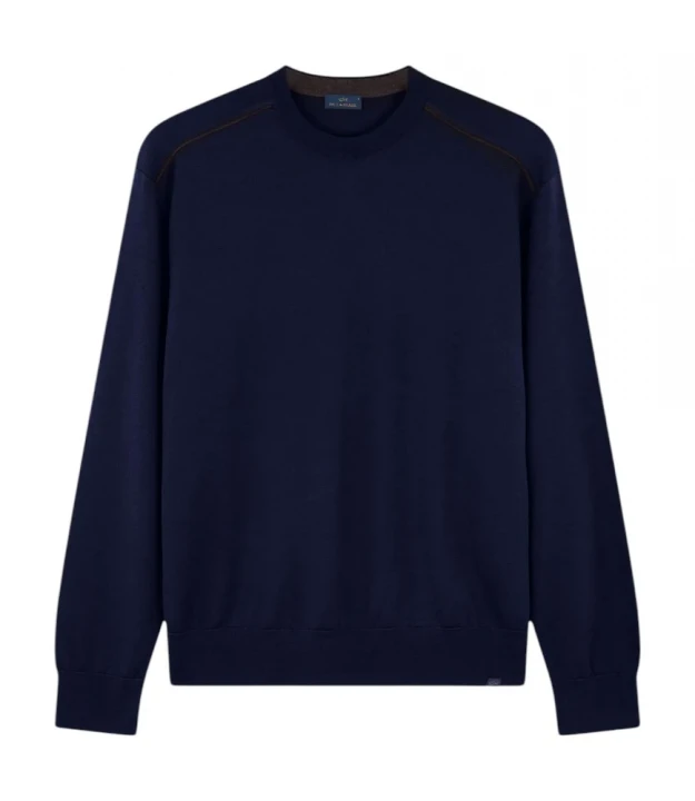 Men's Knitted Wool Roundneck Sweater 3