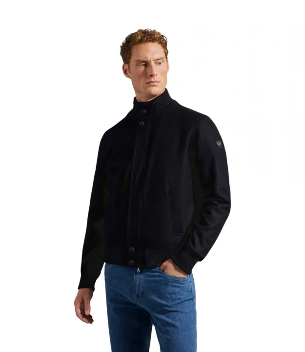 Wool Jacket With Iconic Badge