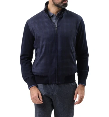 Men's Knitted Wool Zipped Sweater