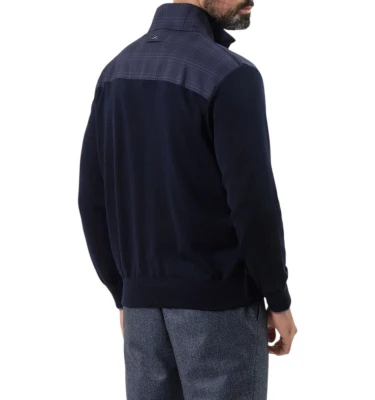 Men's Knitted Wool Zipped Sweater 2