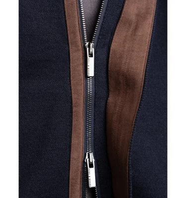 Men's Knitted Wool Zipped Sweater 3