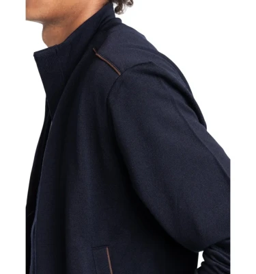 Men's Knitted Wool Zipped Sweater 1