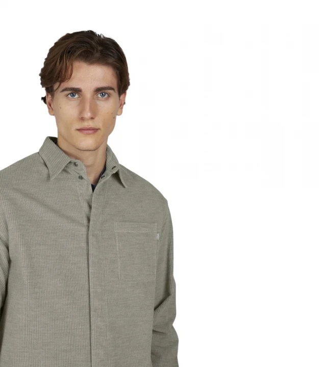 Men's Woven Cotton Cashmere Shirt 2