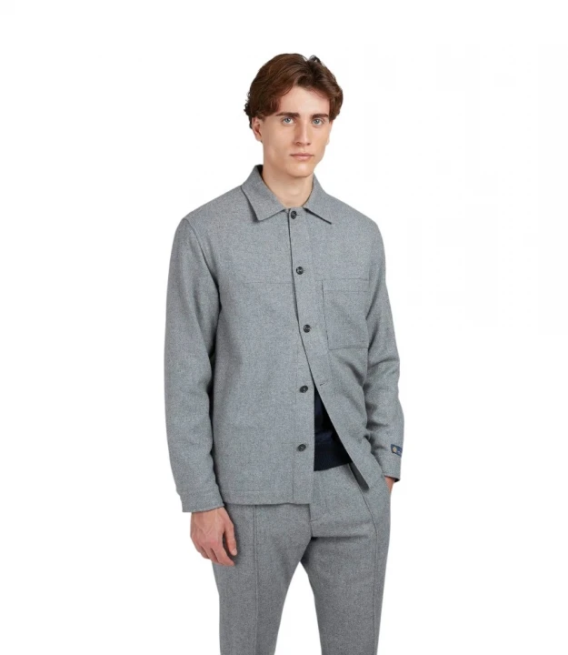 Wool-Cashmere Overshirt