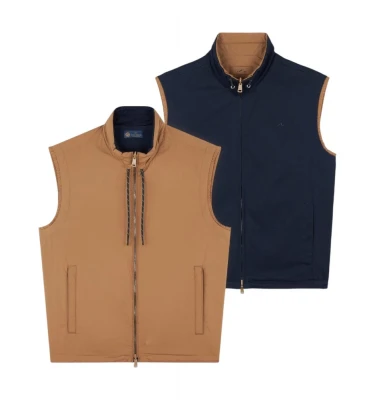 Men's Woven Reversible Vest 4
