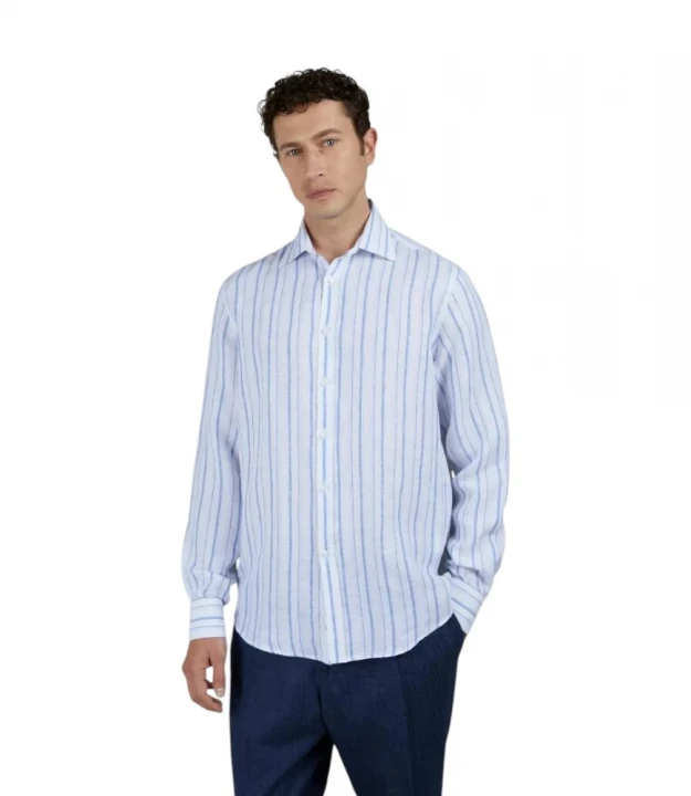 Men's Woven Linen Shirt