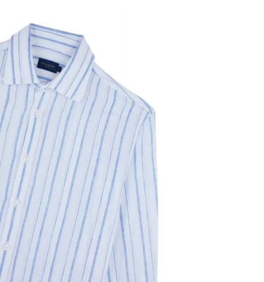 Men's Woven Linen Shirt 5