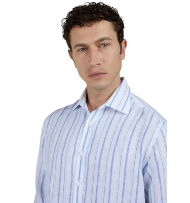 Men's Woven Linen Shirt 2