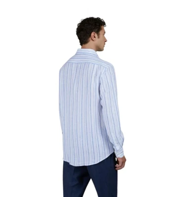 Men's Woven Linen Shirt 1