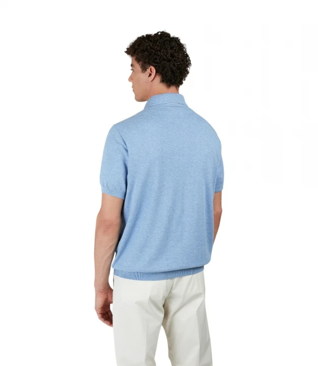 Men's Knitted Cotton Poloshirt 1