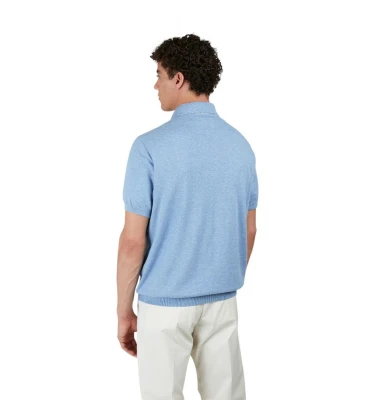 Men's Knitted Cotton Poloshirt 1