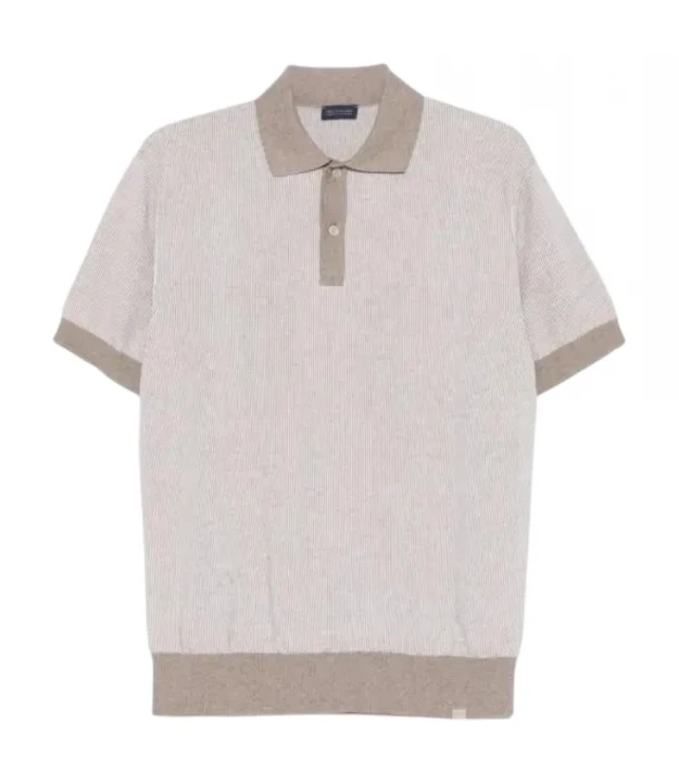 polo men's knitted cotton cashmere poloshirt