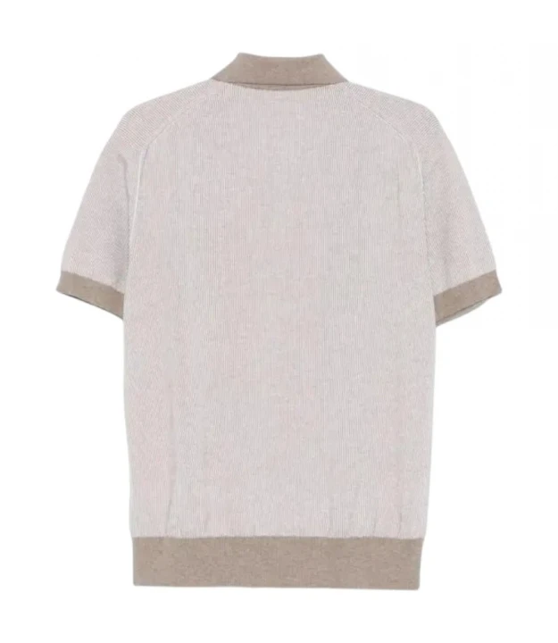Men's Knitted Cotton Cashmere Poloshirt 1