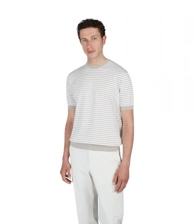 Men's Knitted Cotton Roundneck