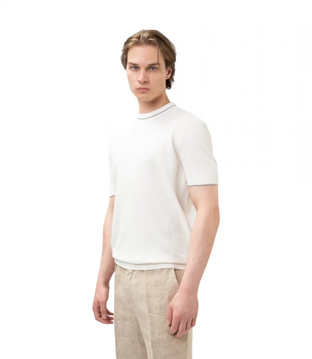 Men's Knitted Cotton Cashmere Roundneck