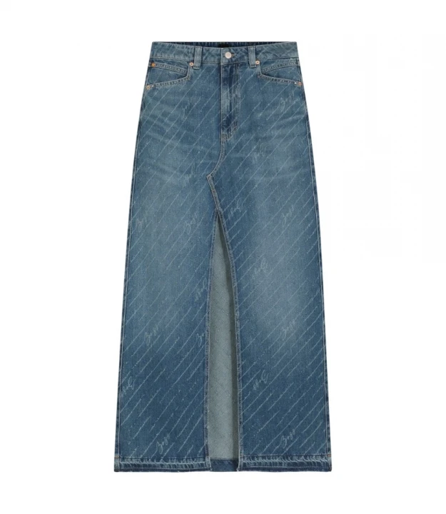 C-Denim Long Skirt 4