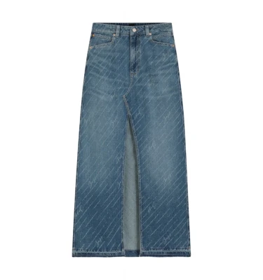 C-Denim Long Skirt 4