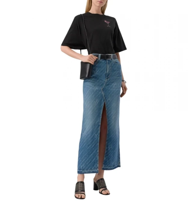 C-Denim Long Skirt 3
