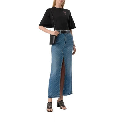 C-Denim Long Skirt 3