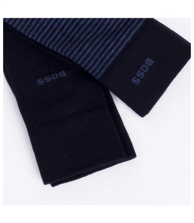 2 Pack Regular Length Stripe Crew Socks 1