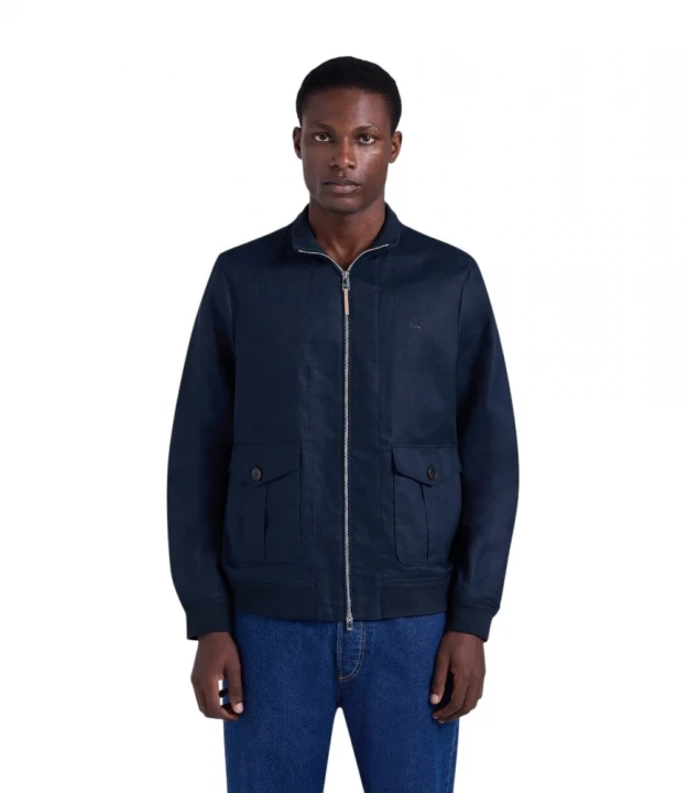 Outerwear_Bomber Di Lino Water