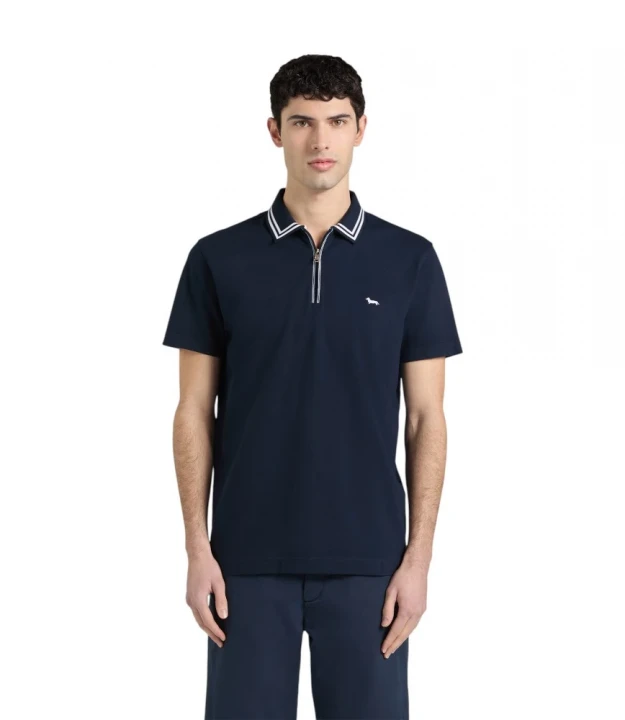Zip Con Collo E Righe