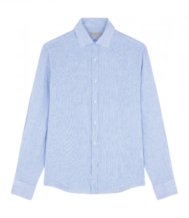 Men's Woven Linen Shirt 1