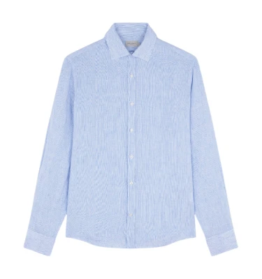 Men's Woven Linen Shirt 1