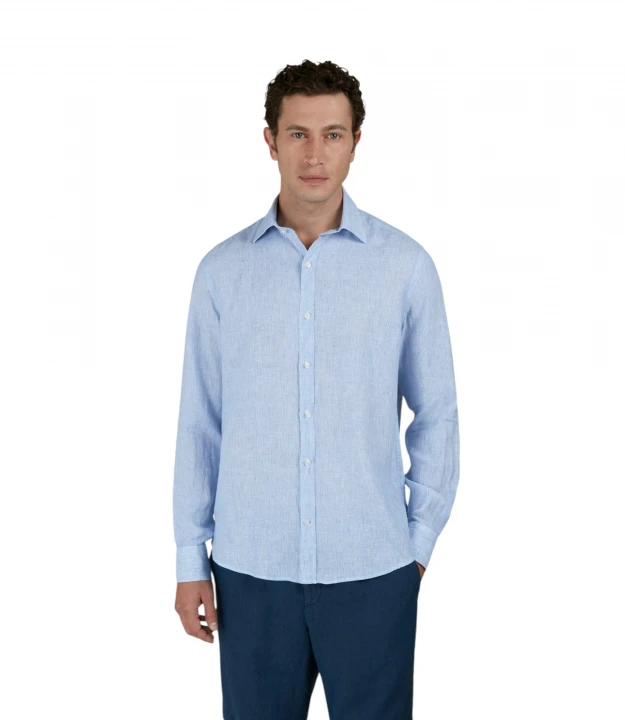 Men's Woven Linen Shirt