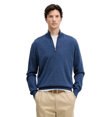 Sweater Zip Wool Lyocell