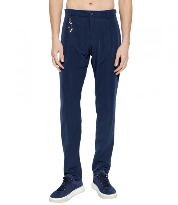 Men's Woven Chino Pants With Coulisse