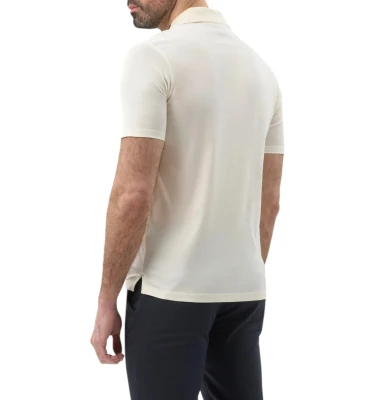 Men's Knitted Cotton Zipped Polo Shirt 1