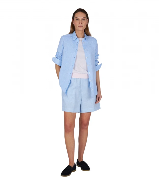 Linen Bermuda Shorts 3