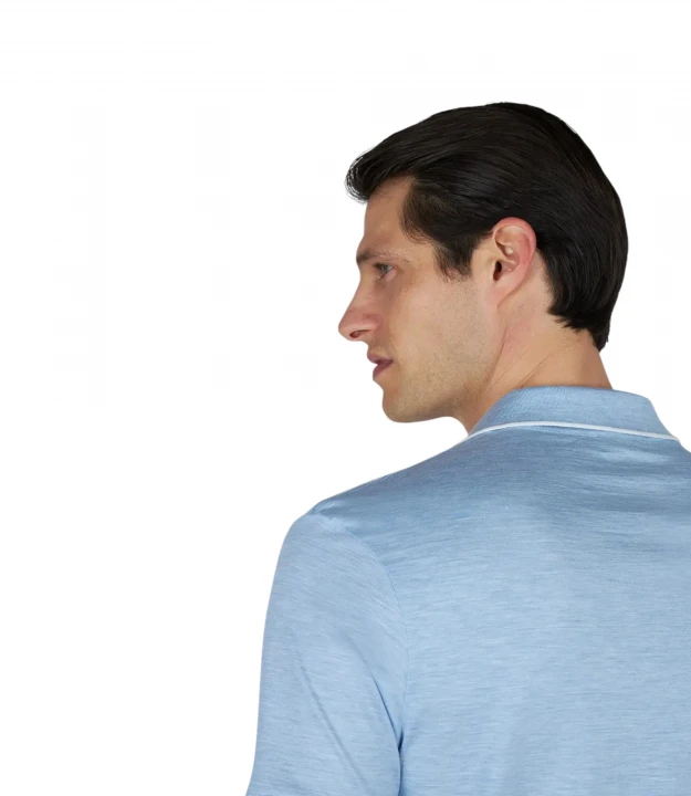 Cotton Silk Polo Shirt 3