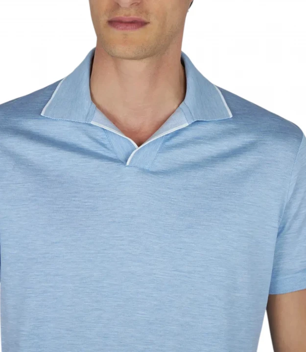 Cotton Silk Polo Shirt 2