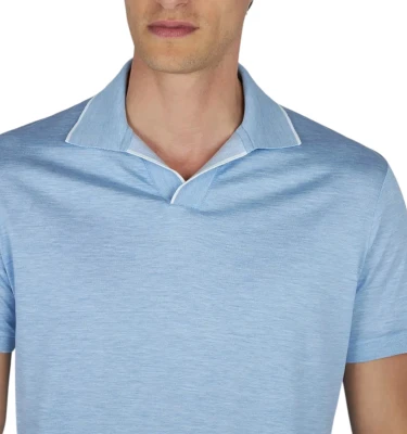 Cotton Silk Polo Shirt 2