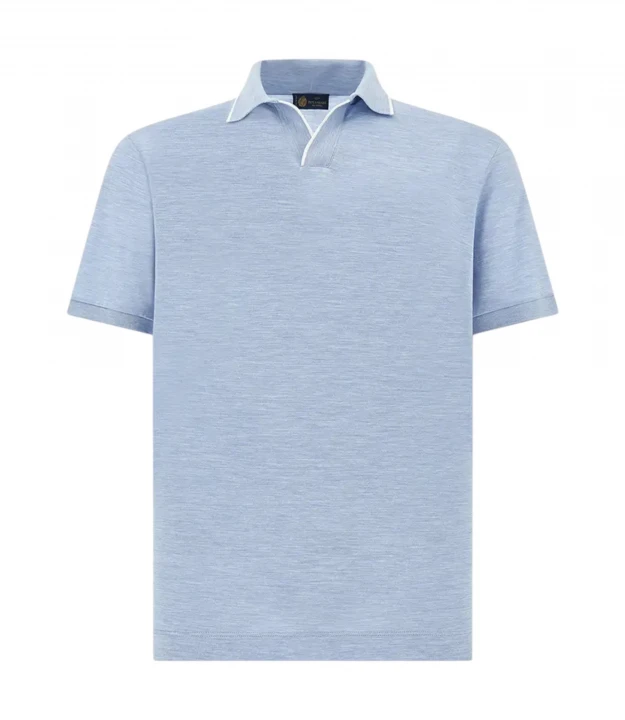 Cotton Silk Polo Shirt 5