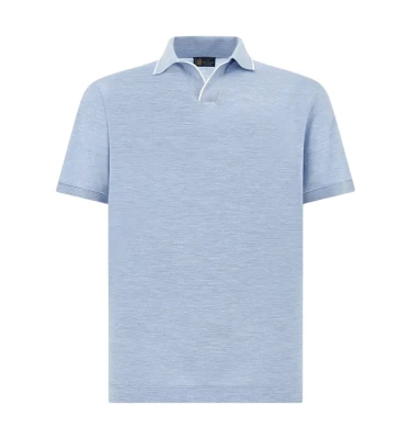 Cotton Silk Polo Shirt 5