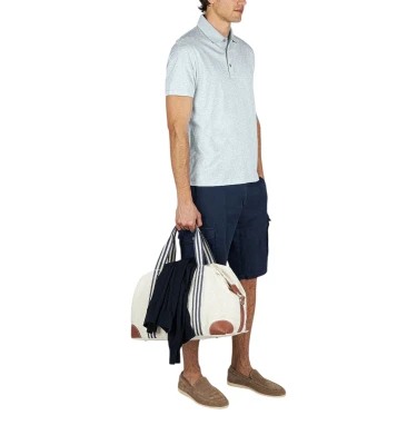 Men's Knitted Cotton Poloshirt