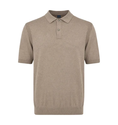 Cotton Silk Polo Shirt