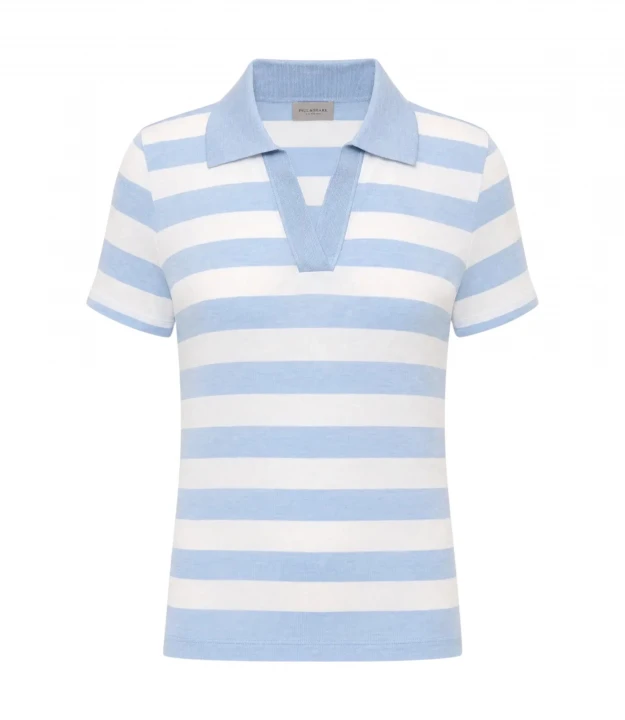 Silk Cotton Polo Shirt 5