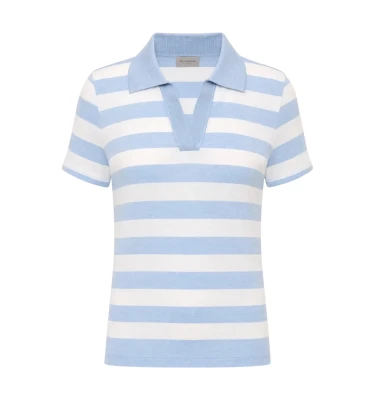 Silk Cotton Polo Shirt 5