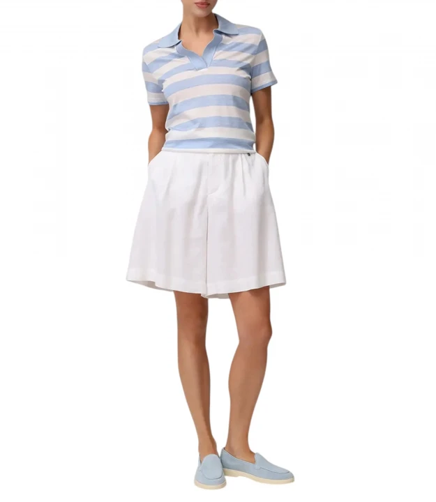 Silk Cotton Polo Shirt 3