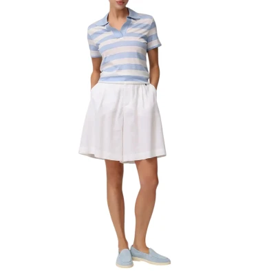 Silk Cotton Polo Shirt 3