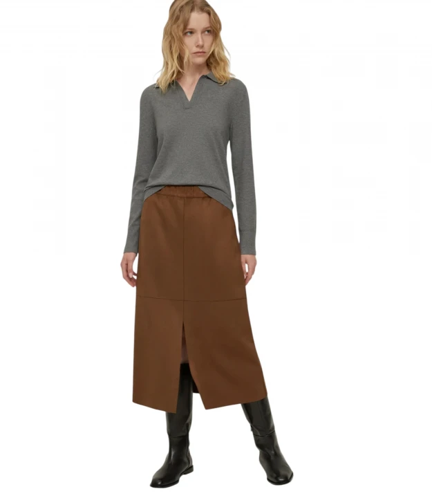01: Jersey Skirt Sambuco